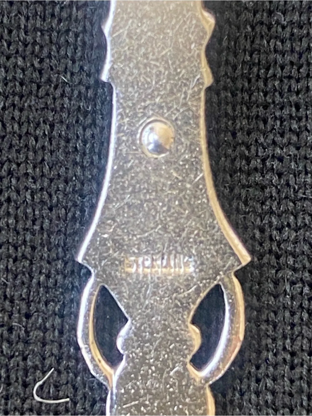 Vintage Crystal And Sterling Rosary Approx 25” Long
